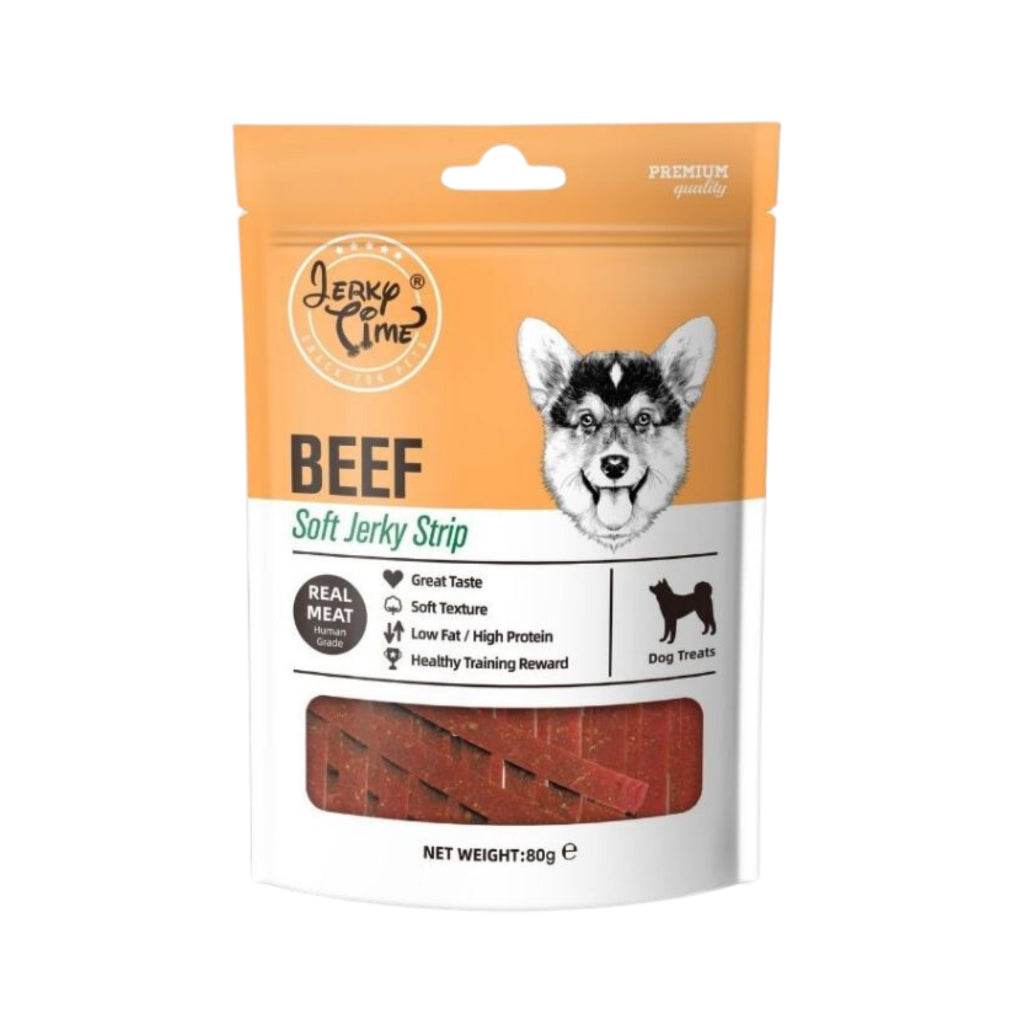 80g Jerky Time Dog Treats Beef Jerky Strip