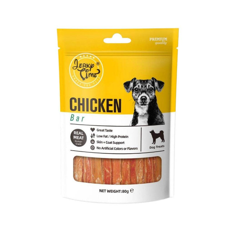 80g Jerky Time Dog Treats Chicken Jerky Bar