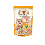 70g Jinny Cat Food Tuna Topping Salmon in Gravy – Omega-3 Rich Tuna Salmon