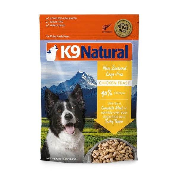 K9 Natural Freeze Dried 500g Chicken