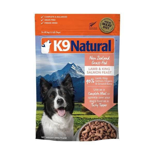K9 Natural Freeze Dried 500g Lamb & Salmon