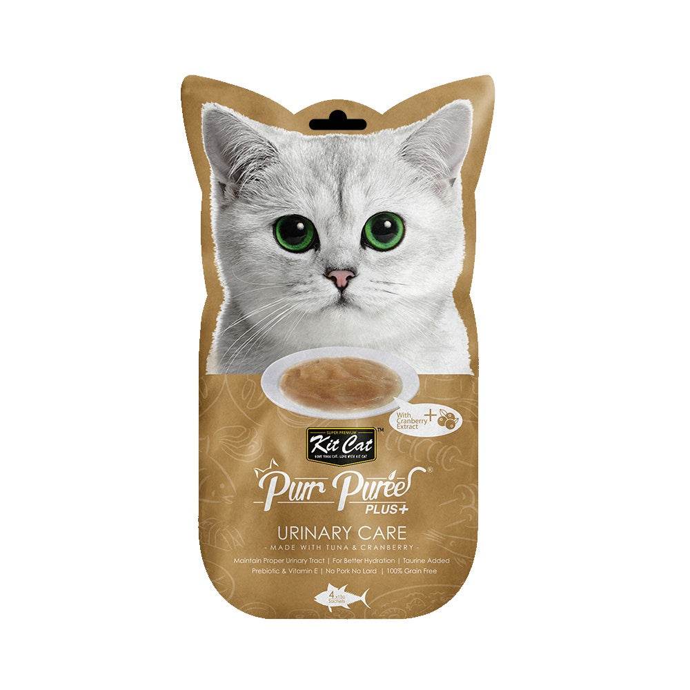 Kit Cat Purr Puree Cat Treats 4s/5s x 15g Urinary Care (Tuna)