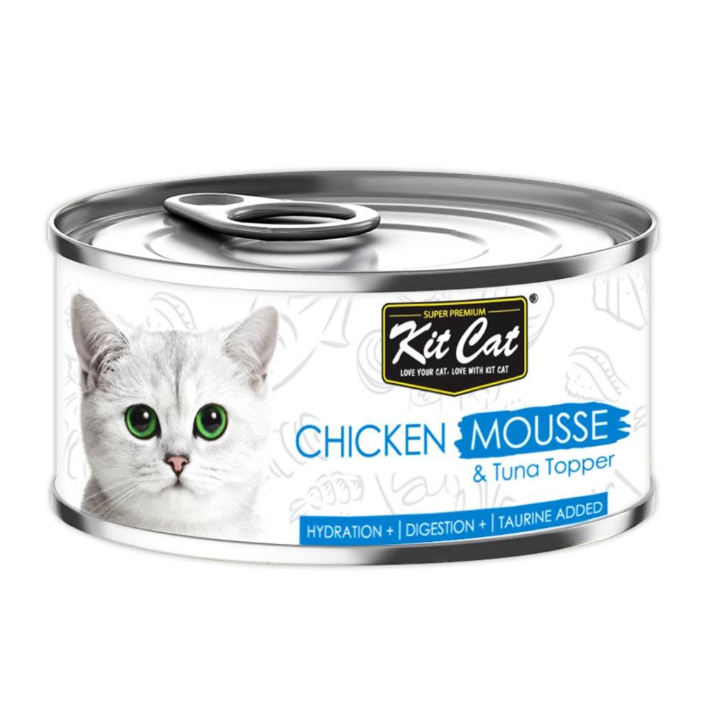 Kit Cat Deboned Food Topper 80g ChickenMousseTuna
