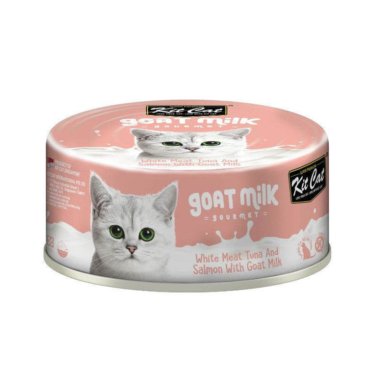 70g Kit Cat Goat Milk Gourmet Wet Food Tuna & Salmon