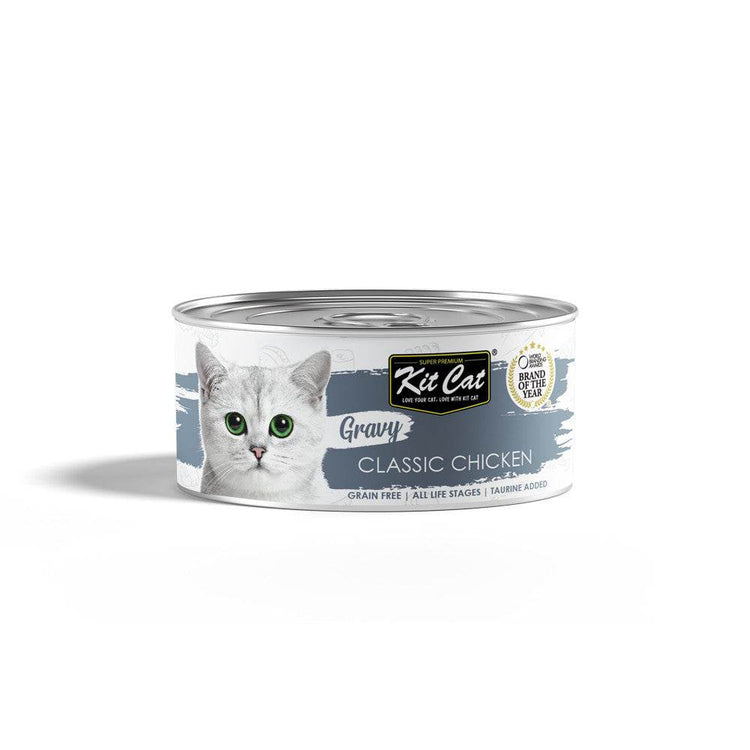 Kit Cat Gravy Wet Cat Food 70g Classic Chicken Wet Cat Food