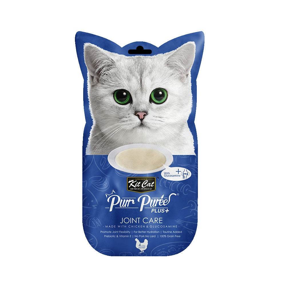 Kit Cat Purr Puree Cat Treats 4s/5s x 15g JointCare(Chicken)