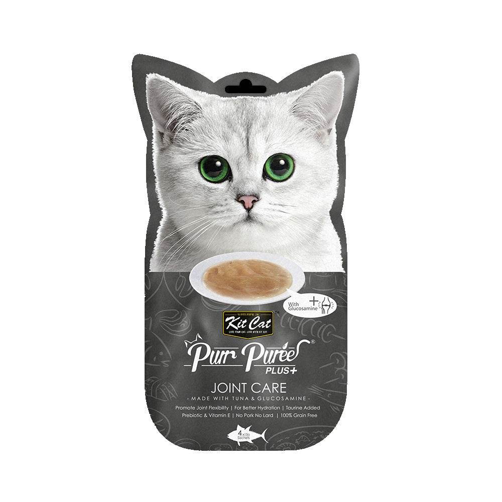 Kit Cat Purr Puree Cat Treats 4s/5s x 15g Joint Care (Tuna)