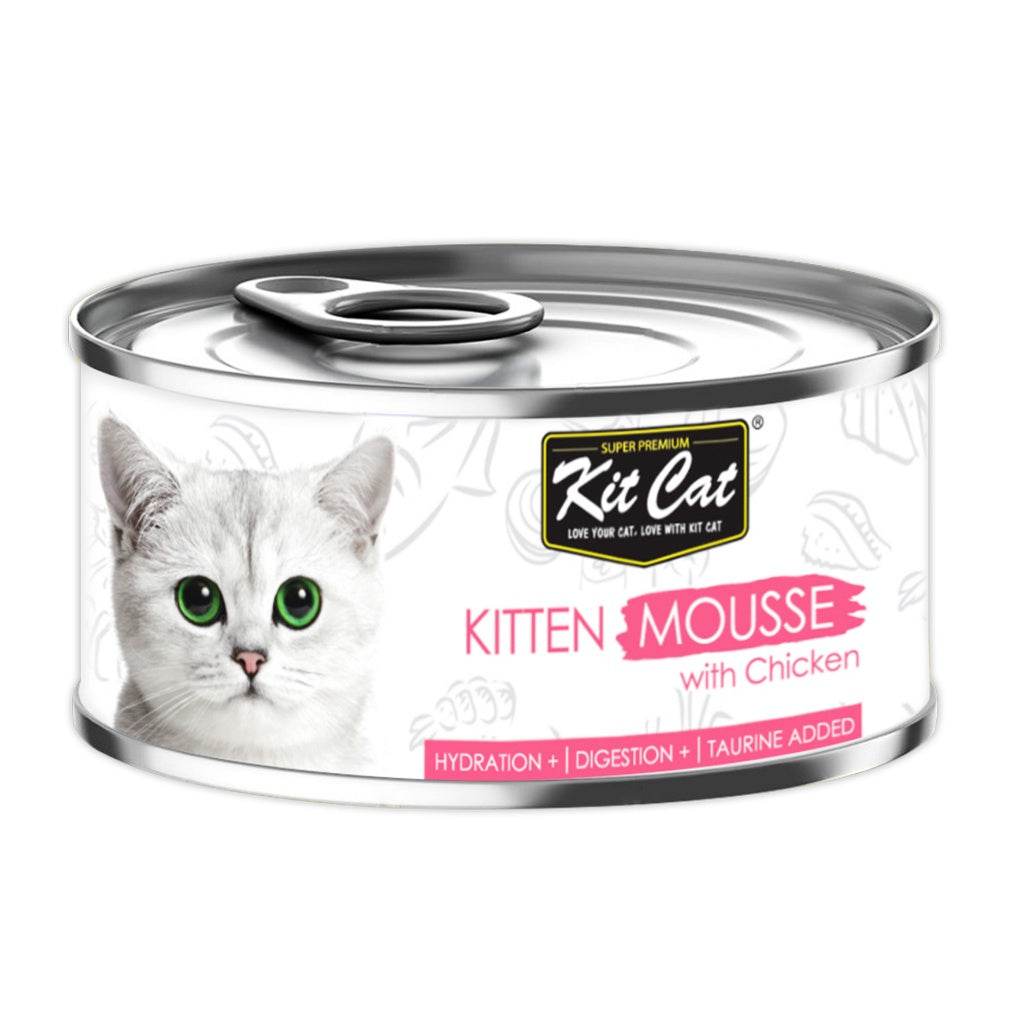 Kit Cat Deboned Food Topper 80g Kitten Mousse Chicken