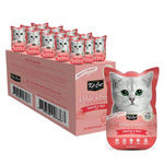 Bundle of 24 Kit Cat Petite Pouch 70g Chicken & Beef