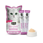 Kit Cat Purr Puree Cat Treats 4s/5s x 15g Salmon & Goat Milk