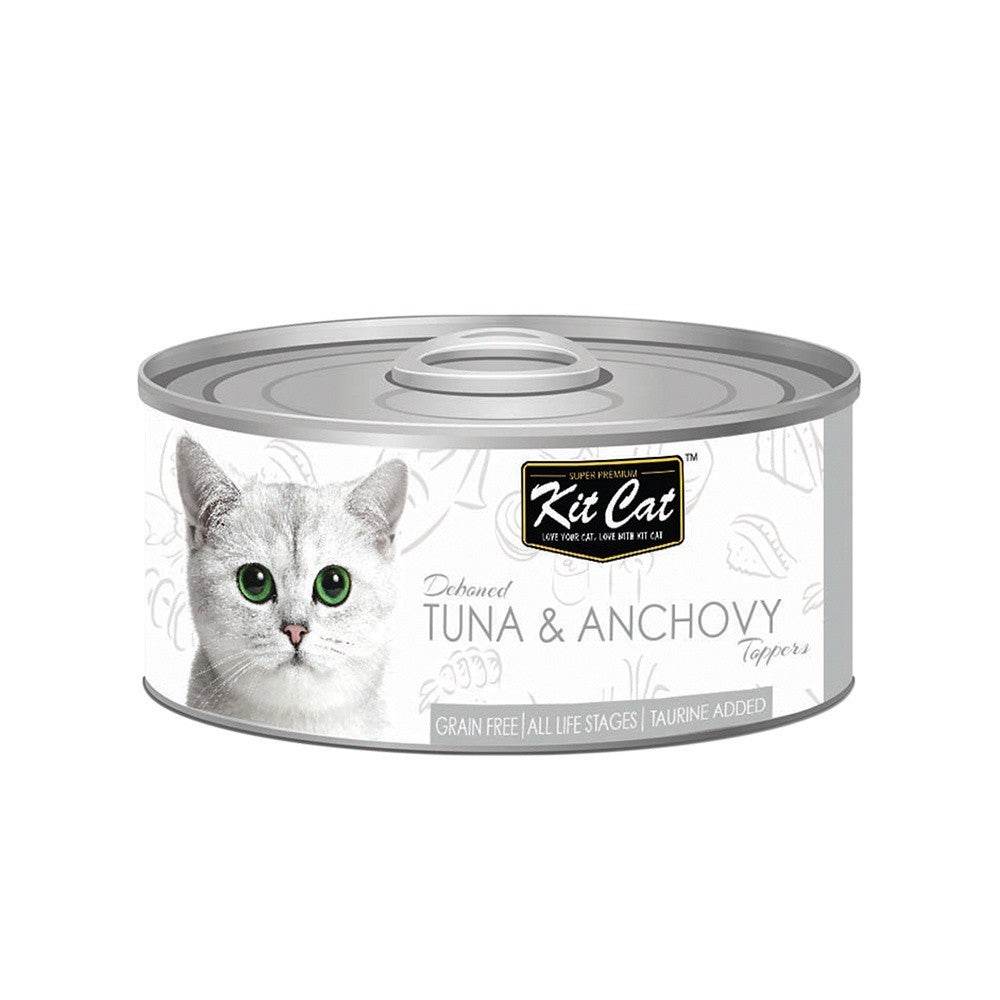 [Bundle of 24] Kit Cat Deboned Food Topper 80g Tuna & Anchovy