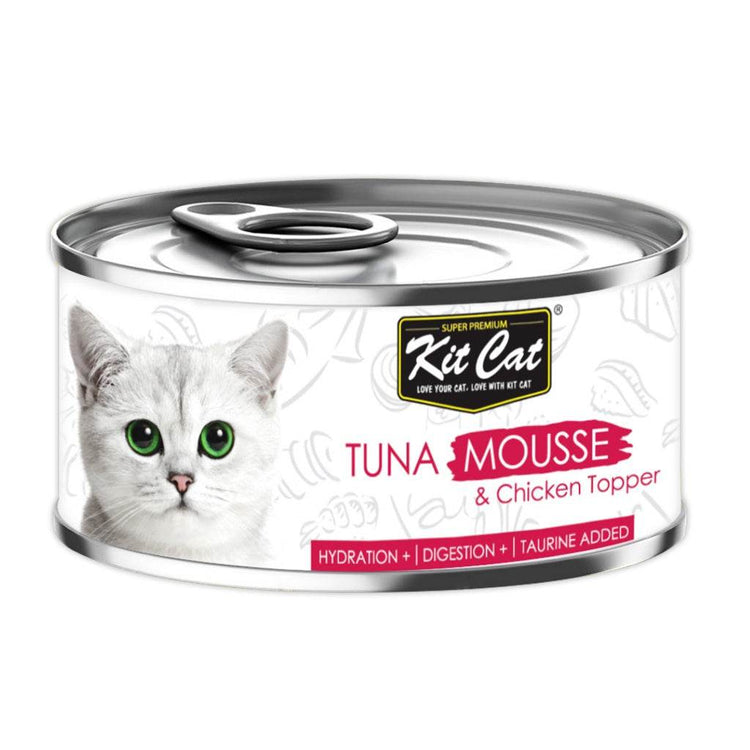 Kit Cat Deboned Food Topper 80g TunaMousseChicken