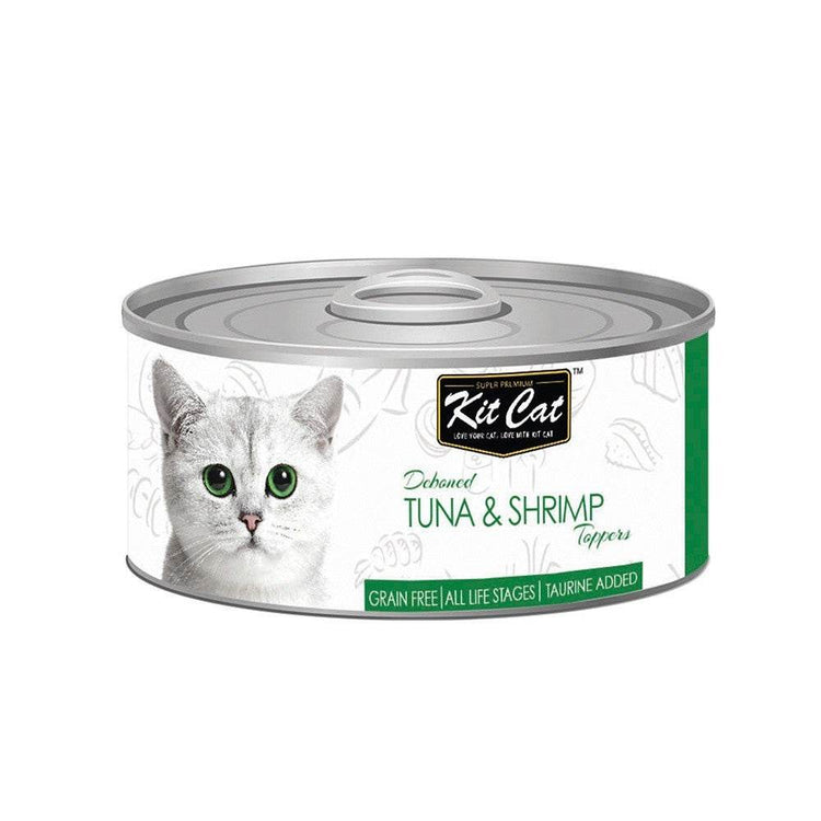 80g Kit Cat Deboned Food Topper Tuna & Shrimp Topper