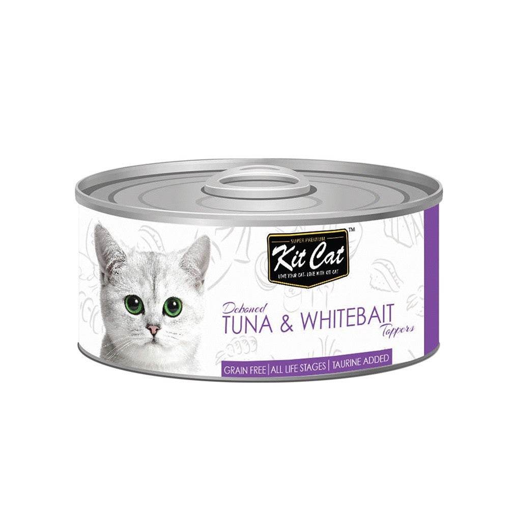 80g Kit Cat Deboned Food Topper Tuna & Whitebait