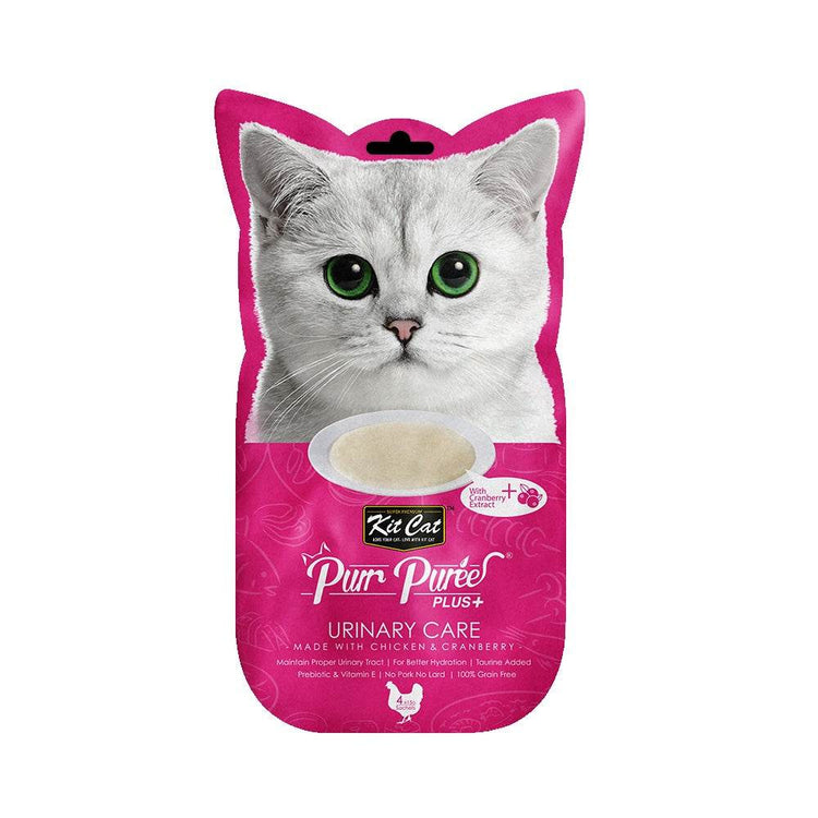 Kit Cat Purr Puree Cat Treats 4s/5s x 15g UrinaryCare(Chicken)
