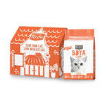 Bundle of 6 Kit Cat Soybean Clumping Litter 7L Peach