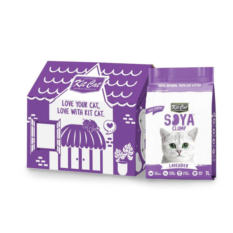 7L Bundle of 6 Kit Cat Soya Clump strawberry Lavender