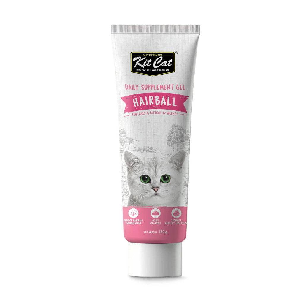 120g Kit Cat Daily Nutritional Supplement Gel Hairball