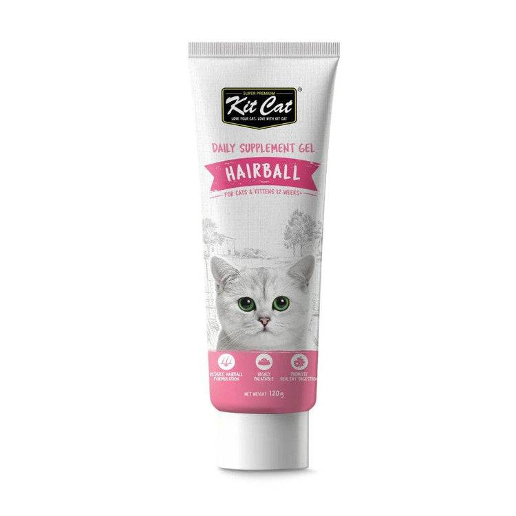 120g Kit Cat Daily Nutritional Supplement Gel Hairball