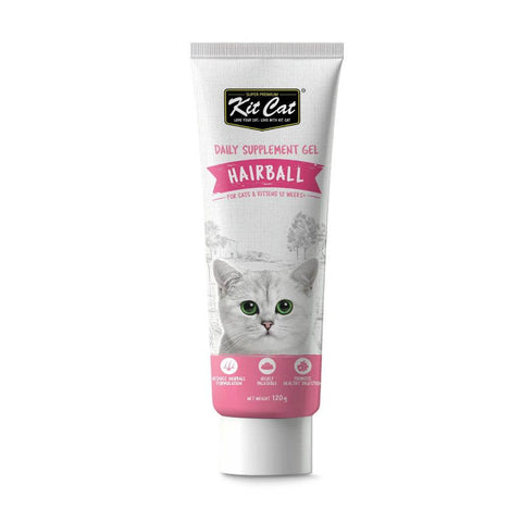 120g Kit Cat Daily Nutritional Supplement Gel Hairball