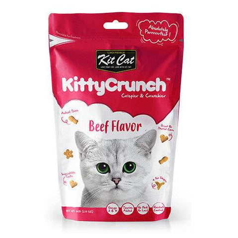 60g Kit Cat Kitty Crunch & Breath Bites Kitty Crunch Beef