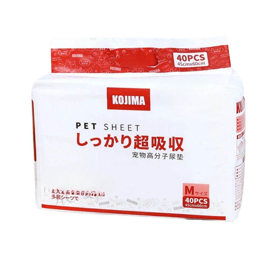 Kojima Dog Pee Pad – Fast Absorption & Odor Control M -60 x 45cm(40pcs)