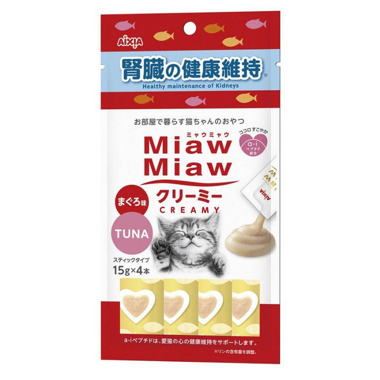15g Aixia Miaw Miaw Creamy Purée Cat Treats MMCM7 Kidney