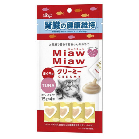 15g Aixia Miaw Miaw Creamy Purée Cat Treats MMCM7 Kidney