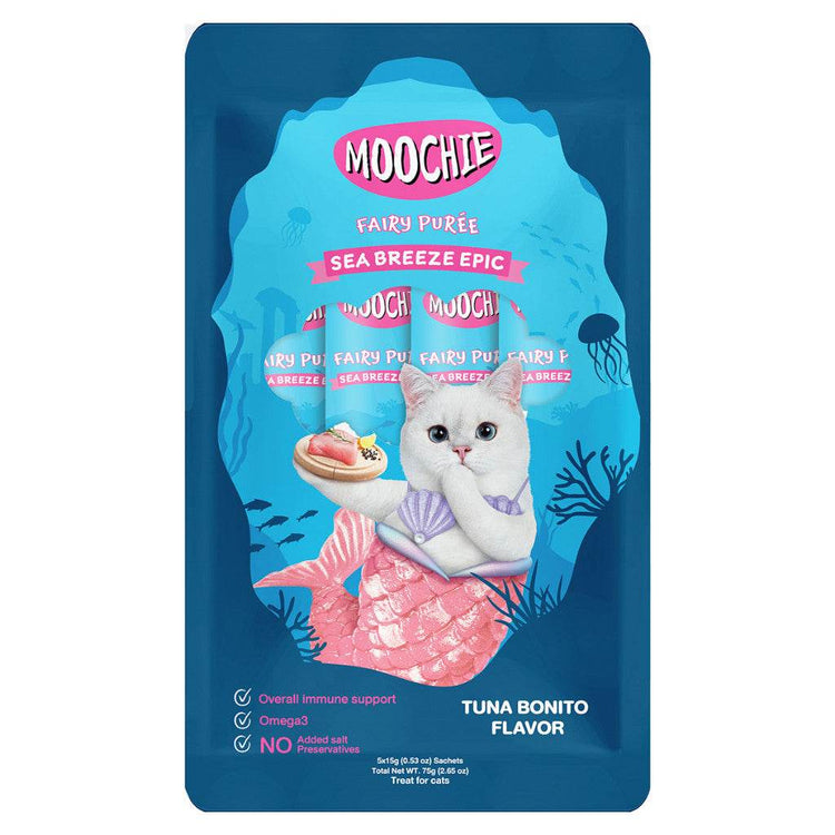 Moochie Cat Fairy Purée Cat Treats Tuna Bonito