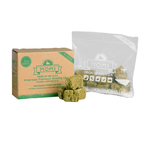 Momi Timothy Cake 1lb – All-Natural Fiber-Rich Snack for Small Pets Timothy Cake 1lb