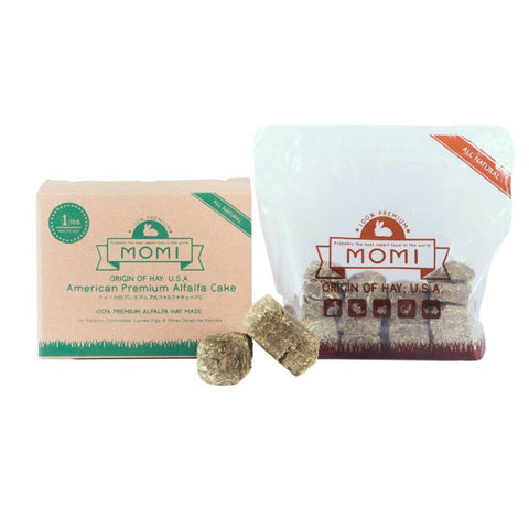 Momi Timothy Cake 1lb – All-Natural Fiber-Rich Snack for Small Pets Timothy Cake 1lb