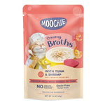 Moochie Cat Creamy Broths 40g Pouch Tuna & Shrimp