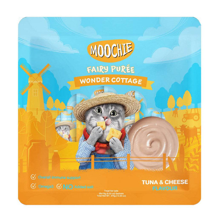 15g Moochie Cat Fairy Purée Cat Treats Large Tuna & Cheese