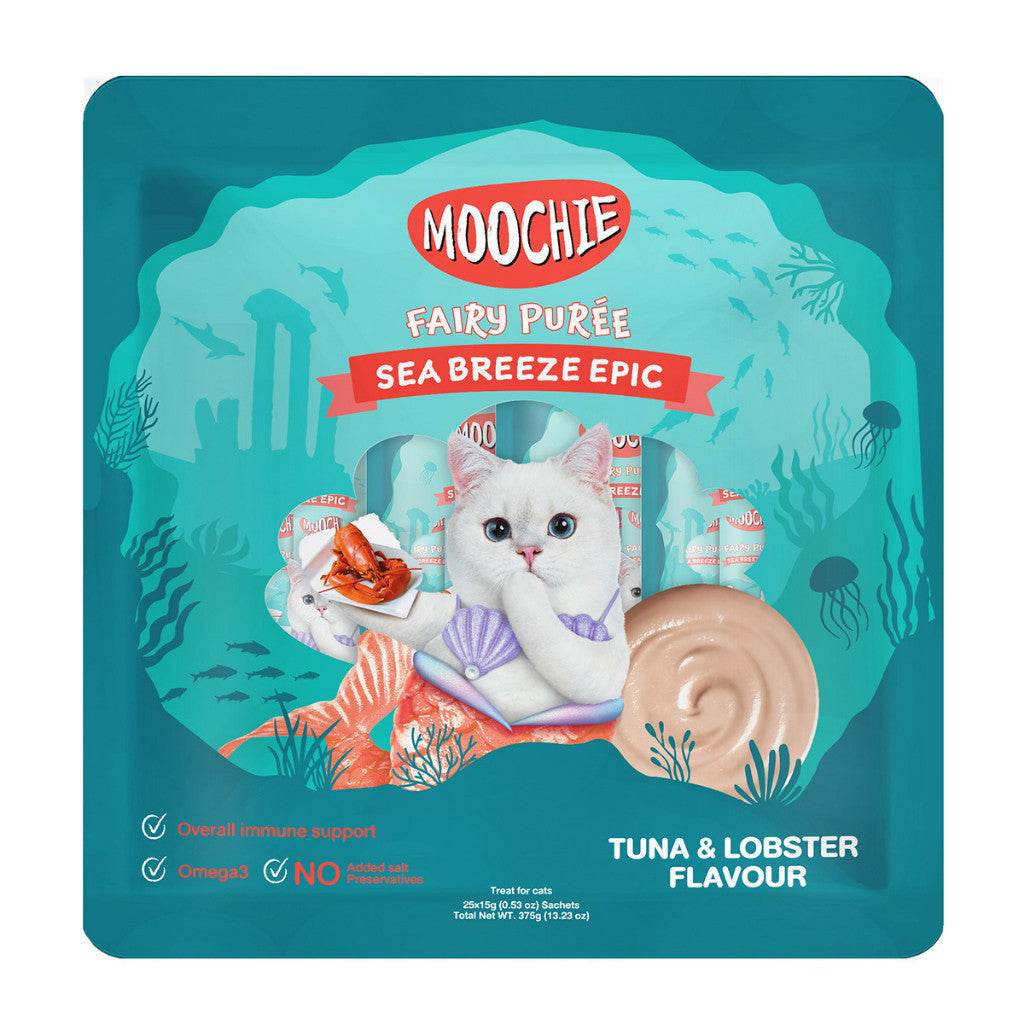 15g Moochie Cat Fairy Purée Cat Treats Large Tuna Lobster
