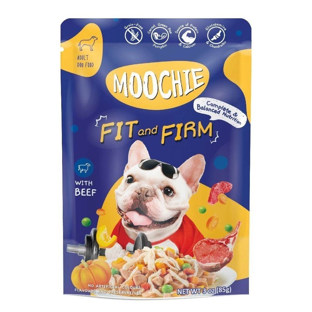 Moochie Superfood Selection Dog Food 85g/120g Fit & Firm Beef