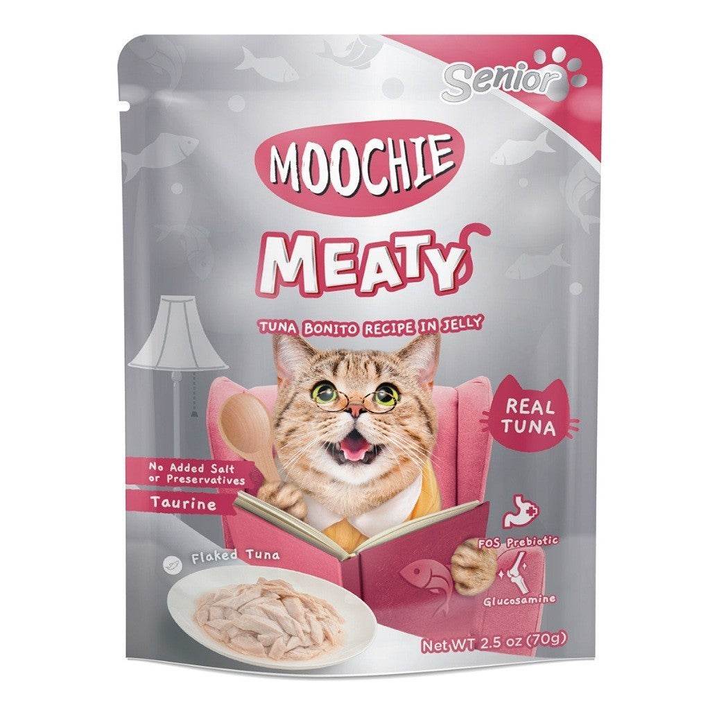 70g Moochie Meaty Cat Pouch Senior Tuna Bonito