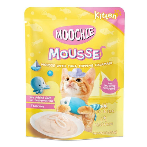 70g Moochie Meaty Cat Pouch Kitten Tuna Bonito