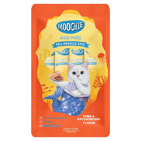 Moochie Cat Fairy Purée Cat Treats Tuna Katsuobushi