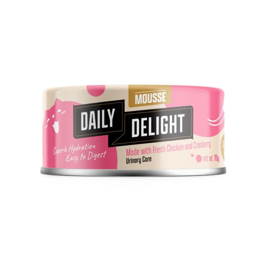 Daily Delight Mousse Wet Cat Food Chicken&Cranberry70g