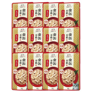 [Bundle of 12] Aixia Kin Can Rich Pouch Cat Food 60g – Protein-Rich Wet Cat Food