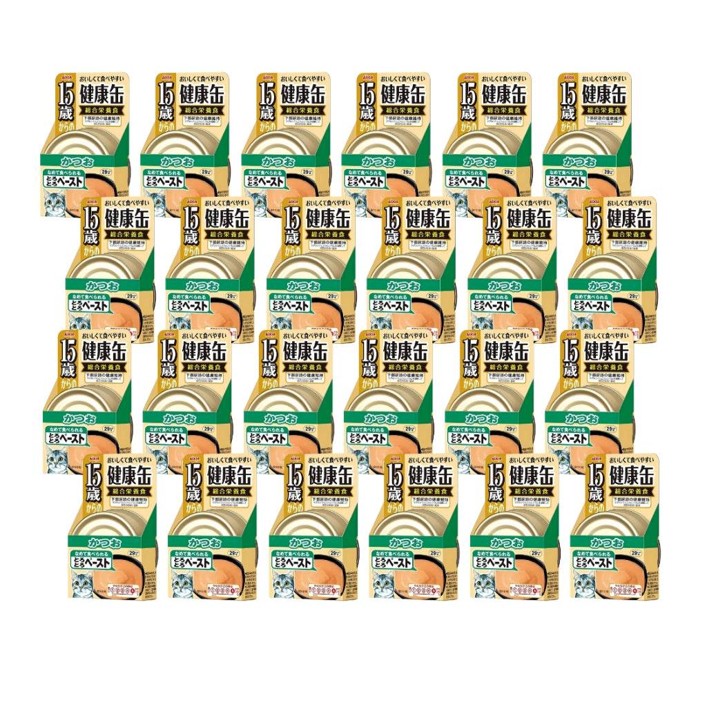 40g Bundle of Aixia Kenko Can For Kittens & Senior Cats KCG5 15 Yrs SkipJack