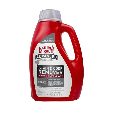 Nature's Miracle Advanced Platinum Stain And Odor Remover & Virus Disinfectant Dog 32oz