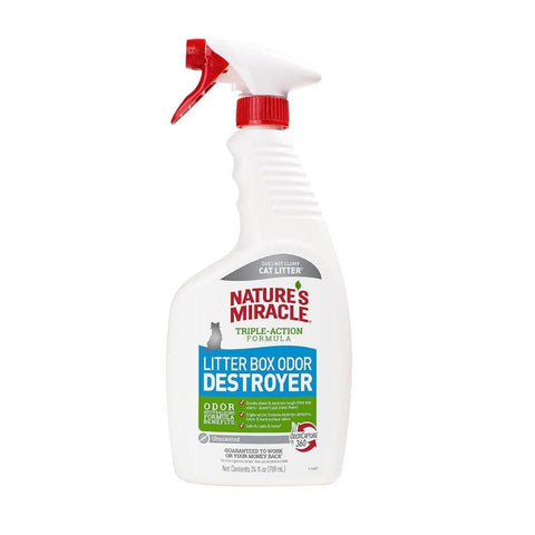 Nature's Miracle Cats Litter Box Odor Destroyer Odor Destroyer 24oz