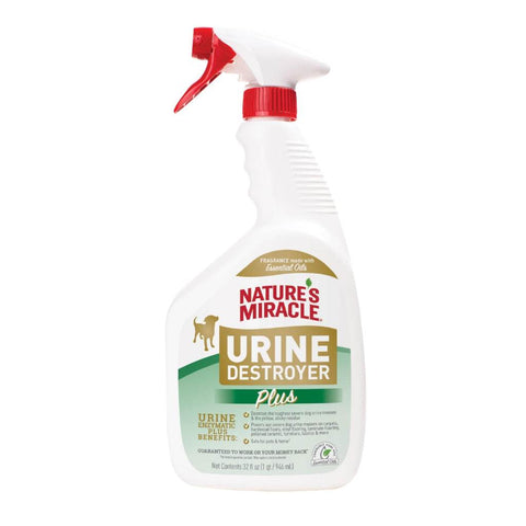 Nature's Miracle Urine Destroyer Plus – Dog & Cat Safe Cleaner Cat 32oz
