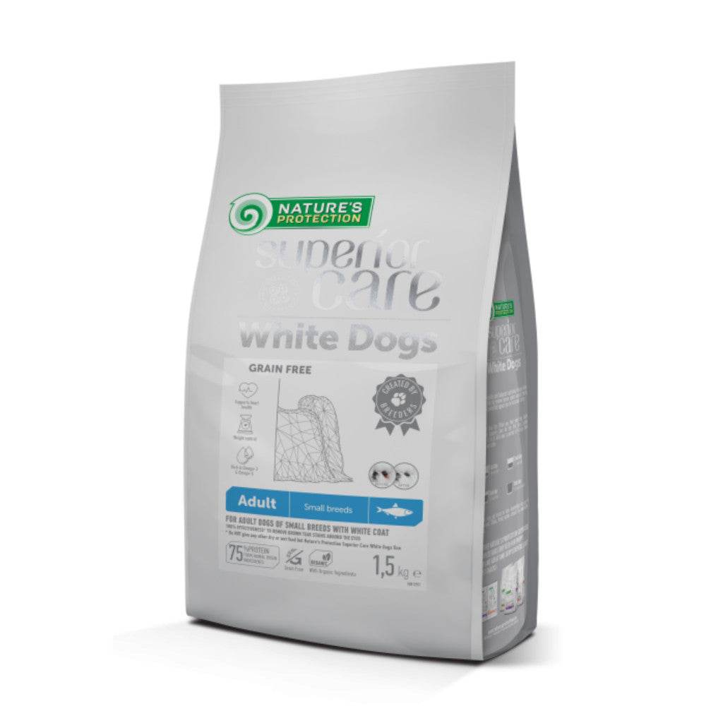 Nature's Protection Superior Care Dog Food 1.5kg – Grain-Free White Coat Herring