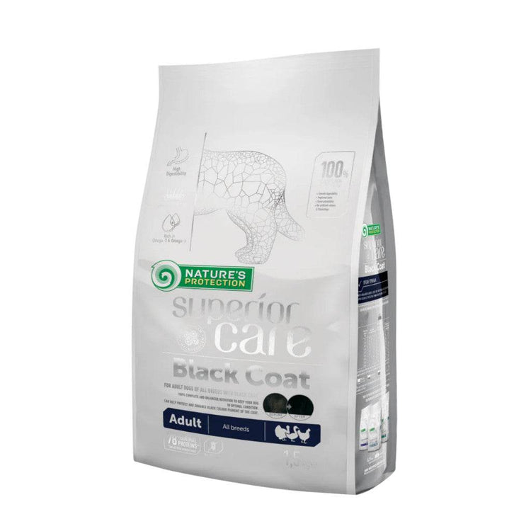 Nature's Protection Superior Care Dog Food 1.5kg – Grain-Free Dark Coat Poultry