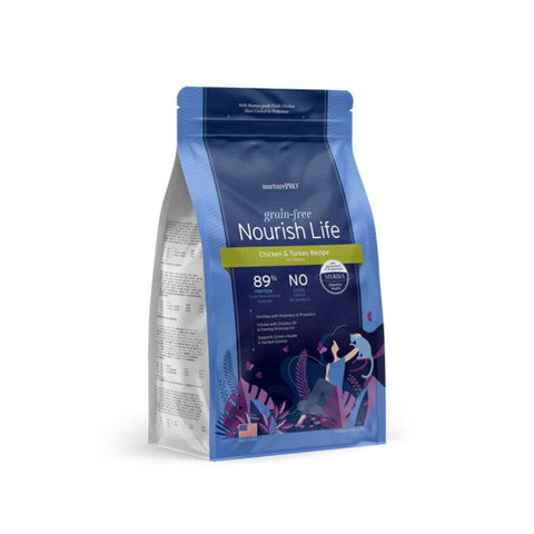 NurturePRO Nourish Life Cat Dry Food 227g – Grain-Free, High-Protein Chick&Turkey(Kitten) Cat Dry Food