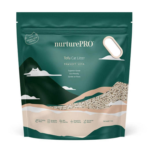 [Bundle of 6] Nurture PRO Pawsoft Tofu Cat Litter 7L – Superb Odor Control Original Soya