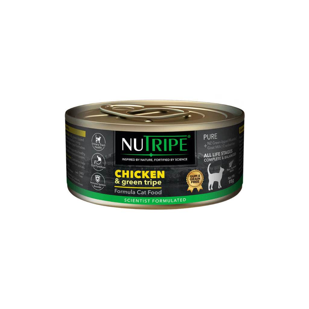 95g Nutripe Pure Wet Cat Food Chicken & GreenTripe