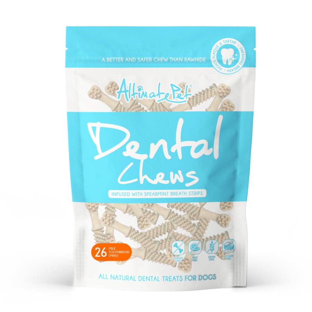 150g Altimate Pet Dog Dental Chew Mini Milk 26s